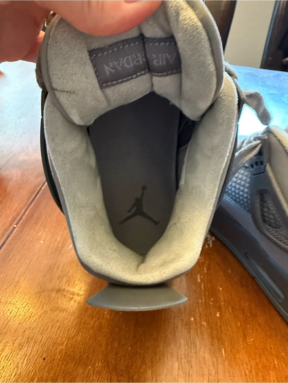 Jordan Retro High-Top Sneakers in Grey